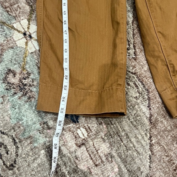 GAP Sleeveless Dark Camel Zip Front Jumpsuit 6 - Picture 5 of 5